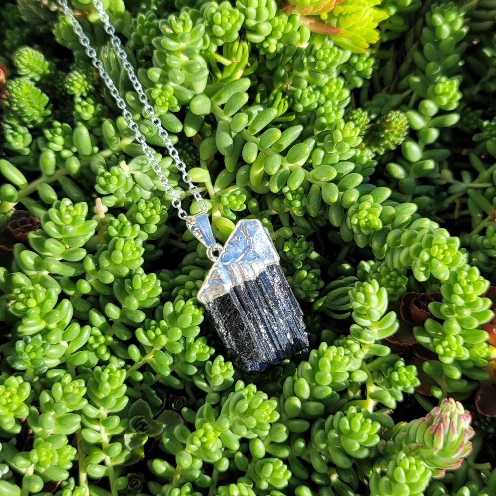 Black Tourmaline Necklace - Picture 2 of 3